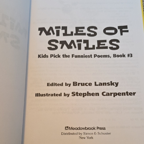 Children's Poetry Books - Poems - A Bad Case Of The Giggles And Miles Of Smiles - Picture 4 of 12